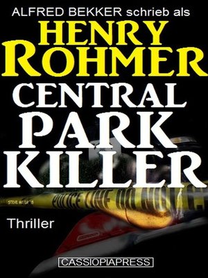 cover image of Central Park Killer
